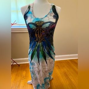 Christian Audigier Maxi Dress